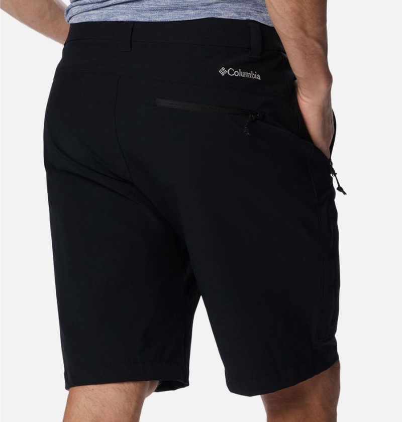 Black Columbia Triple Canyon II Men's Shorts | 63987EXIC