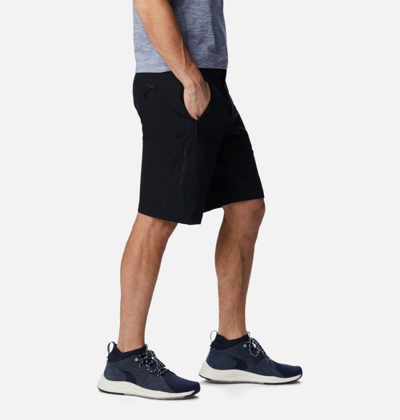 Black Columbia Triple Canyon II Men's Shorts | 63987EXIC