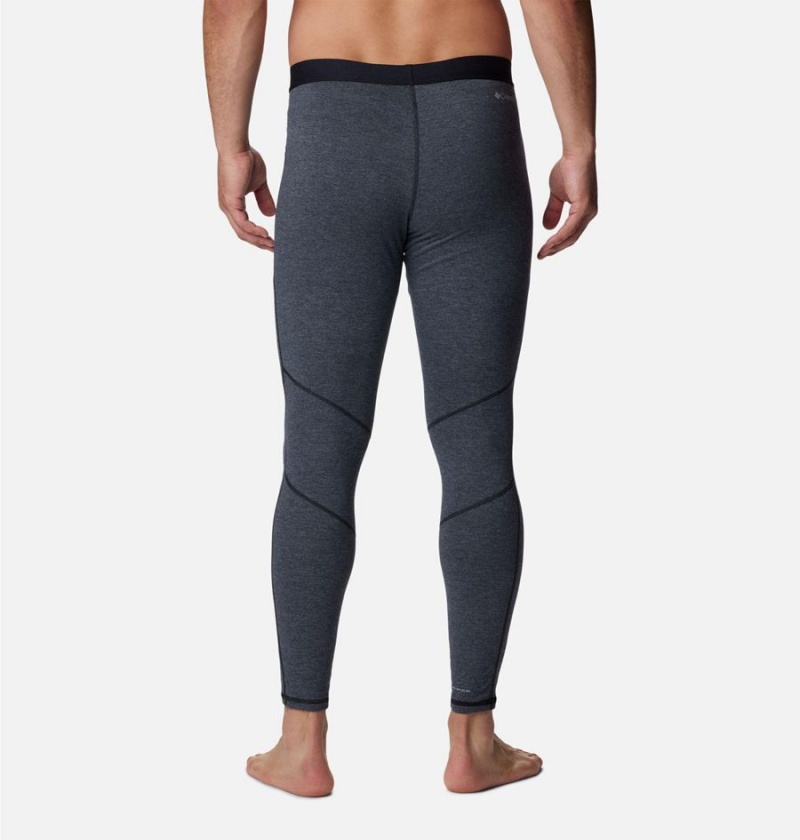 Black Columbia Tunnel Springs Wool Baselayer Tights Men's Pants | 41268DJSO