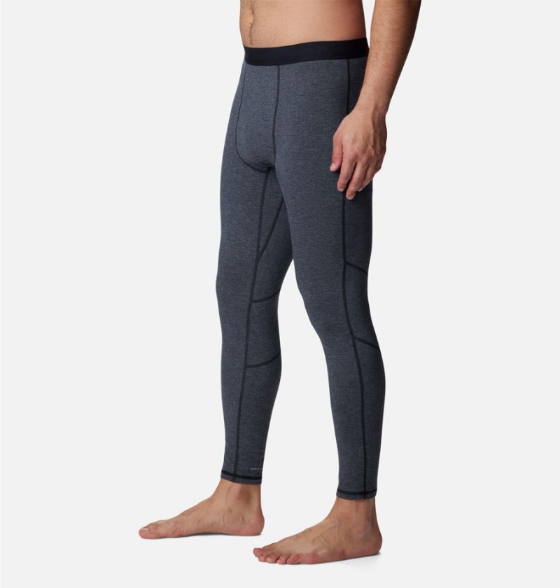 Black Columbia Tunnel Springs Wool Baselayer Tights Men's Pants | 41268DJSO