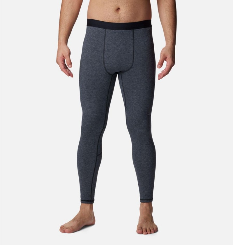 Black Columbia Tunnel Springs Wool Baselayer Tights Men\'s Pants | 41268DJSO