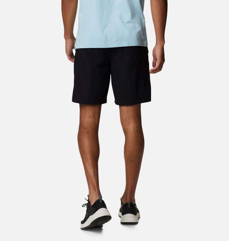 Black Columbia Washed Out Cargo Men's Shorts | 16489WXMD