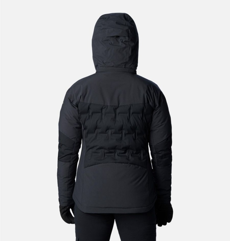 Black Columbia Wildcard III Down Women's Ski Jacket | 02538BGXI