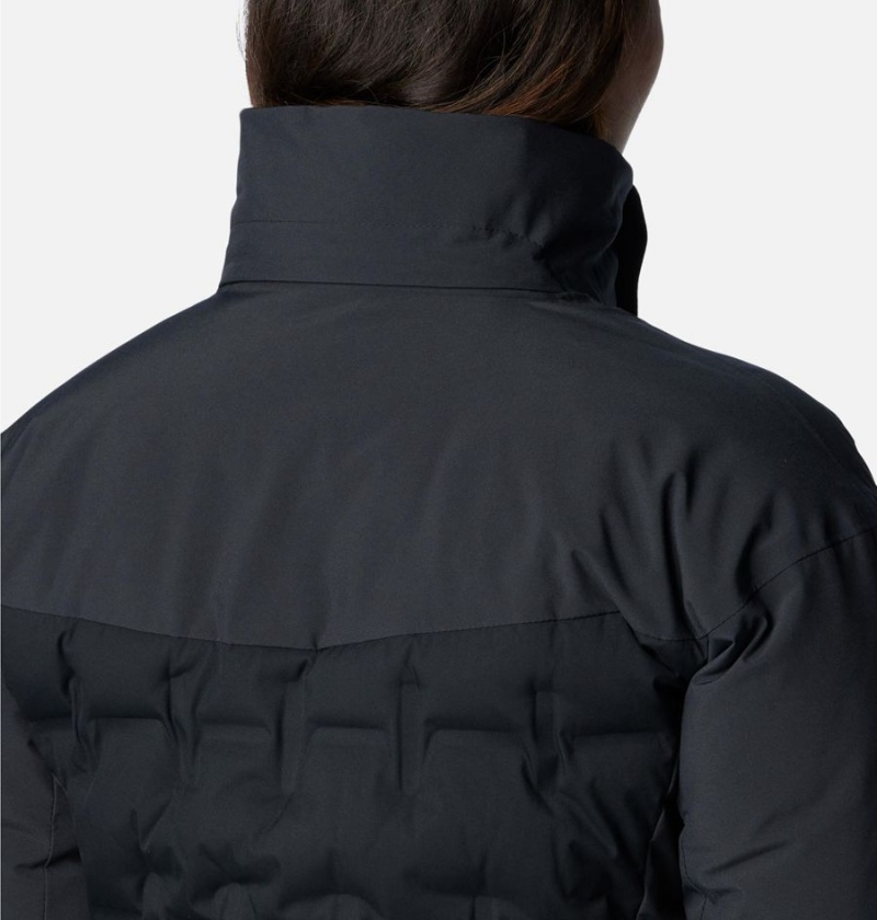 Black Columbia Wildcard III Down Women's Ski Jacket | 02538BGXI