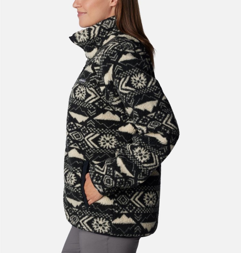 Black Columbia Winter Warmth Heavyweight Women's Fleece Jacket | 39875DZMI