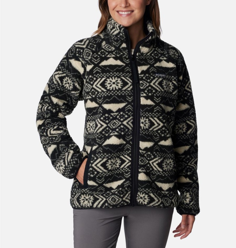 Black Columbia Winter Warmth Heavyweight Women\'s Fleece Jacket | 39875DZMI