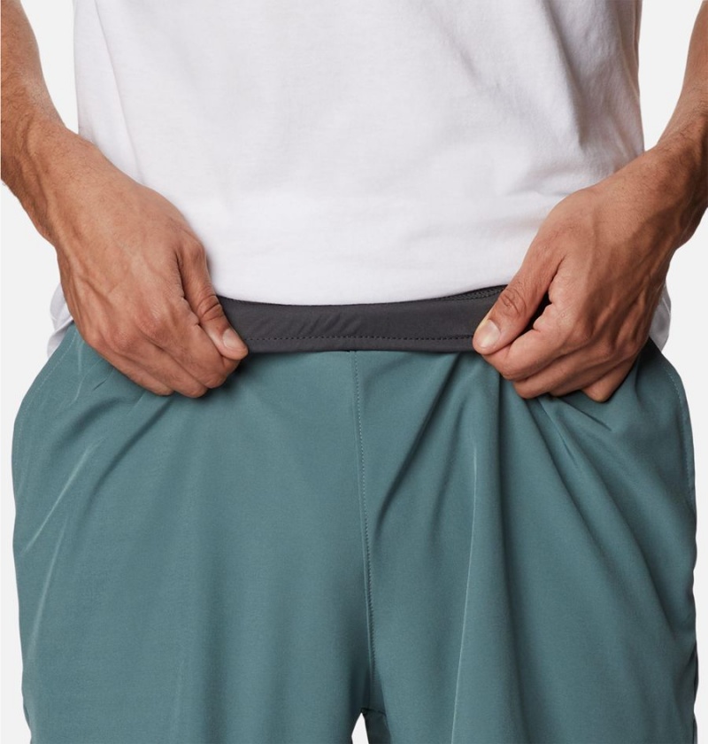 Blue Columbia Alpine Chill Zero Men's Shorts | 04182OBPW