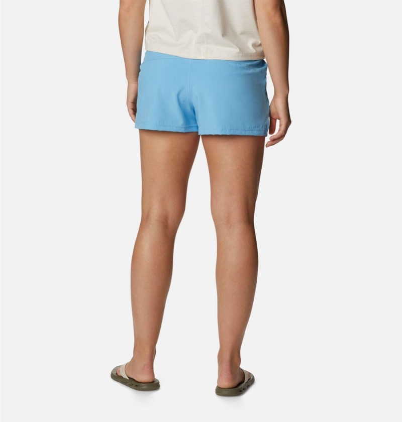 Blue Columbia Alpine Chill Zero Women's Shorts | 40137ACRU