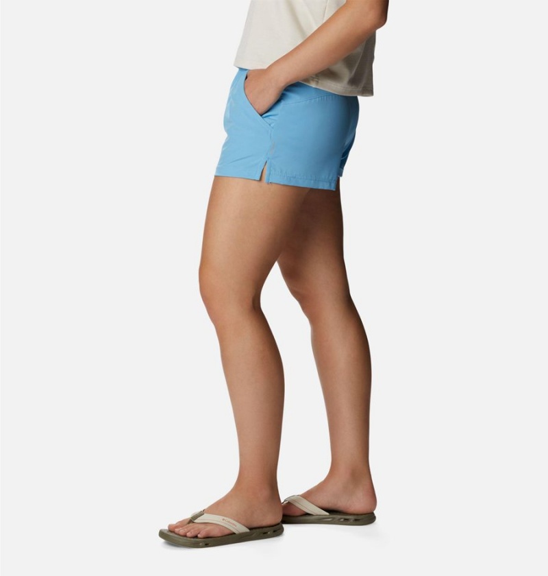 Blue Columbia Alpine Chill Zero Women's Shorts | 40137ACRU