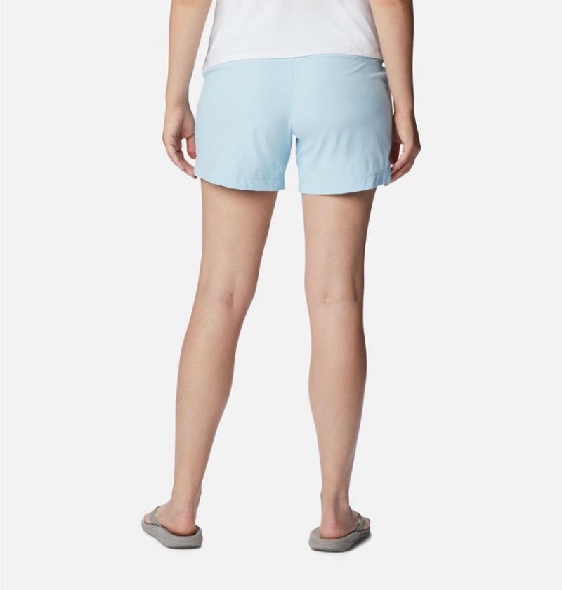 Blue Columbia Anytime Casual Women's Shorts | 06215ETOC