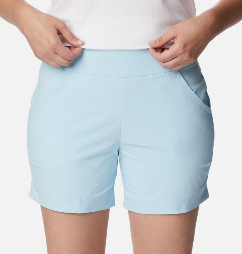 Blue Columbia Anytime Casual Women's Shorts | 06215ETOC