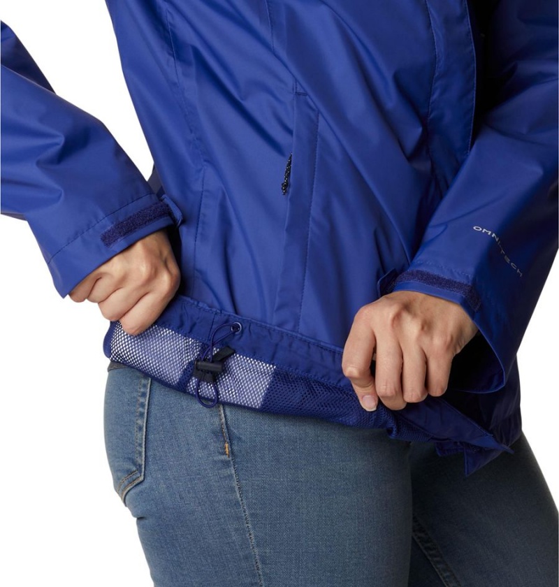 Blue Columbia Arcadia II Women's Rain Jacket | 74916PVHS