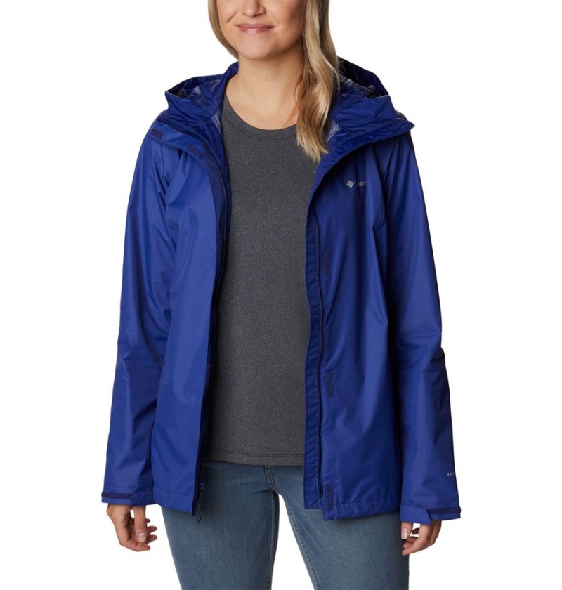 Blue Columbia Arcadia II Women's Rain Jacket | 74916PVHS