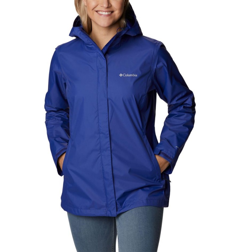 Blue Columbia Arcadia II Women\'s Rain Jacket | 74916PVHS