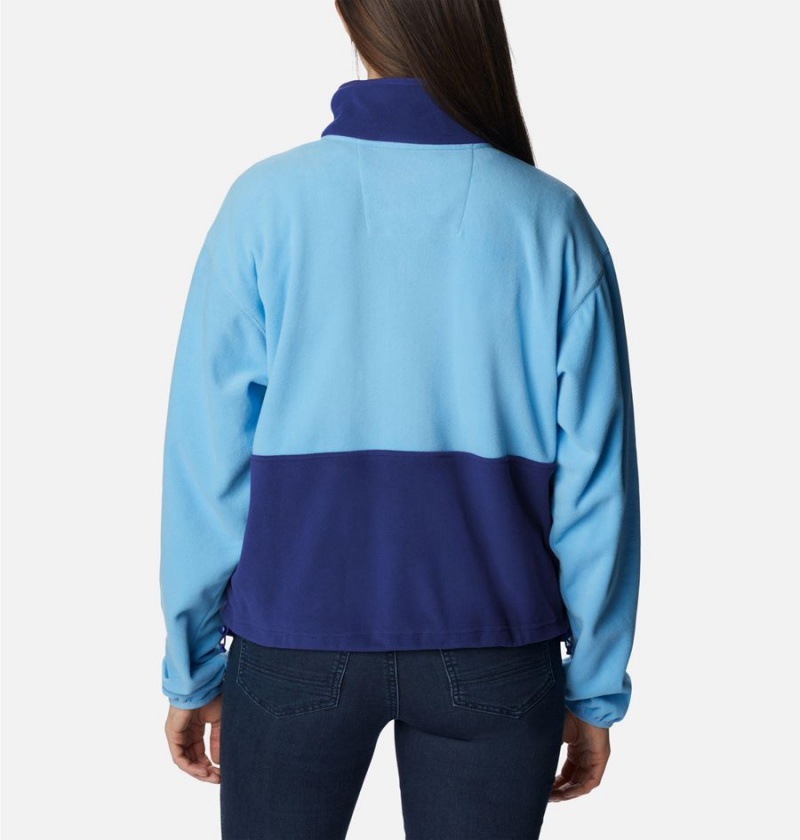 Blue Columbia Back Bowl Full Zip Women's Fleece Jacket | 72046DEZB