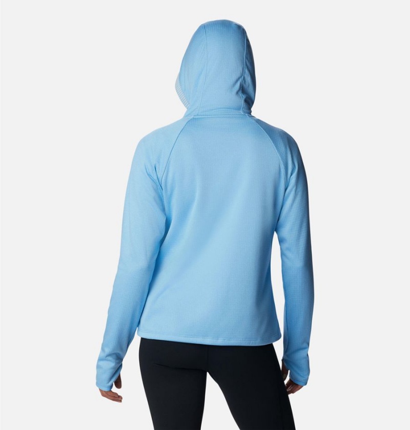 Blue Columbia Boundless Trek Grid Women's Fleece Jacket | 31742GRCL