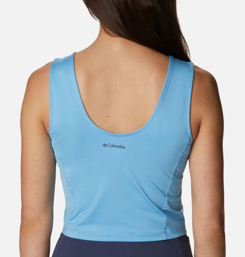 Blue Columbia Boundless Trek Women's Tank Top | 15809DYQU