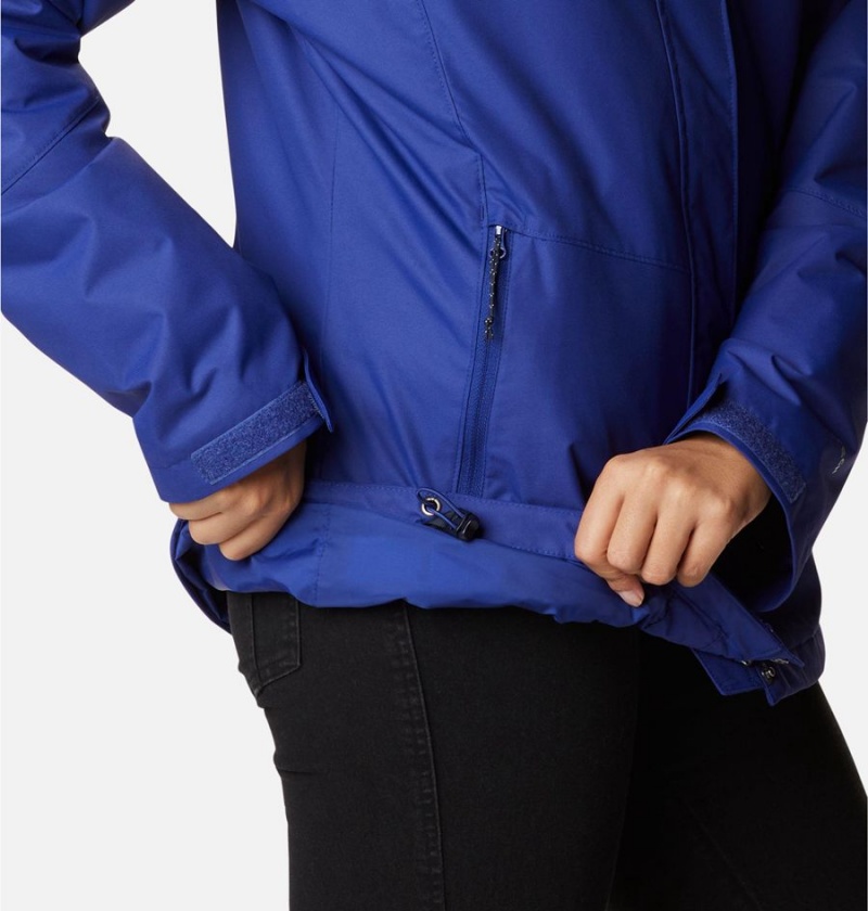 Blue Columbia Bugaboo II Fleece Interchange Women's Ski Jacket | 32785HKXW