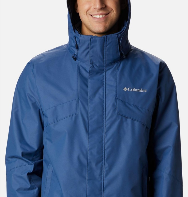 Blue Columbia Bugaboo II Fleece Interchange Men's Ski Jacket | 90143YIFL