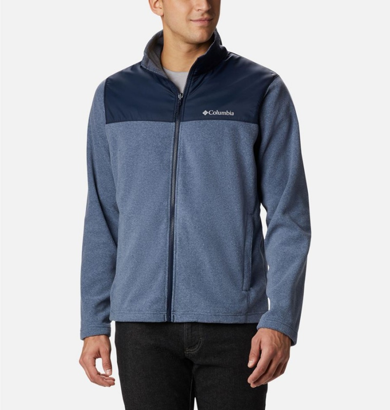 Blue Columbia Bugaboo II Fleece Interchange Men's Ski Jacket | 90143YIFL