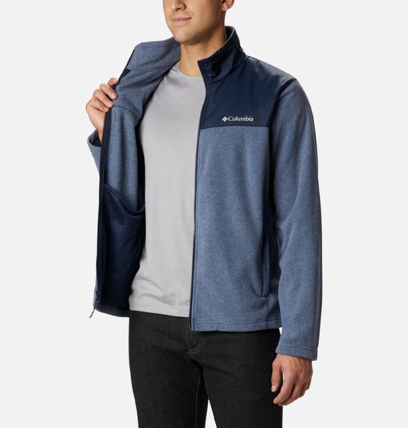 Blue Columbia Bugaboo II Fleece Interchange Men's Ski Jacket | 90143YIFL