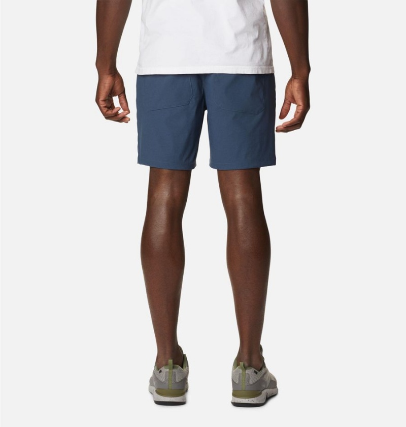 Blue Columbia Canyon Gate Utility Men's Shorts | 15496EXWY