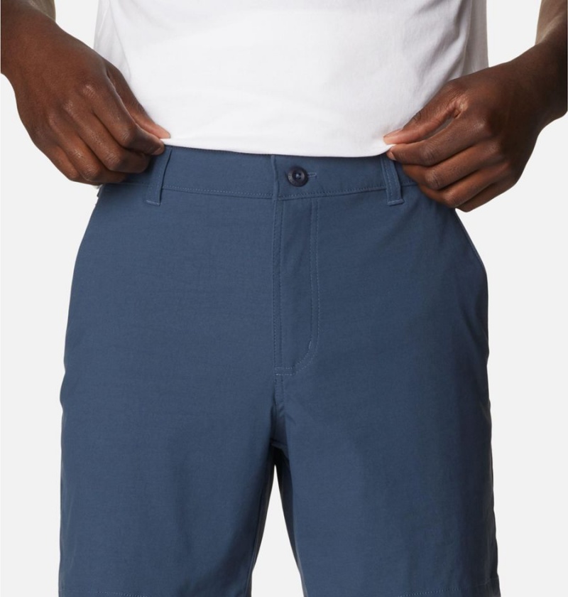 Blue Columbia Canyon Gate Utility Men's Shorts | 15496EXWY