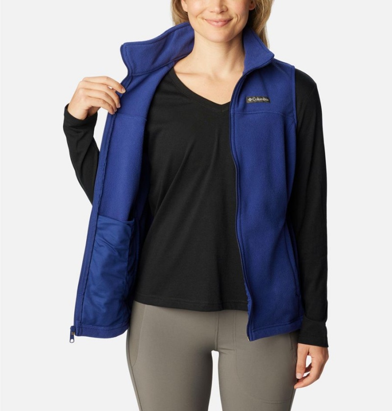 Blue Columbia Castle Dale Fleece Women's Vest | 60932ZGXC