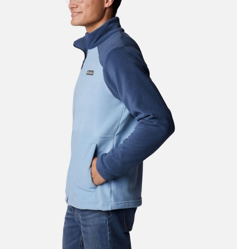 Blue Columbia Castle Dale Full Zip Men's Fleece Jacket | 25940LRCP