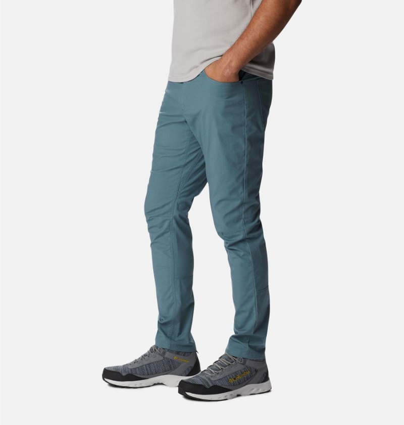 Blue Columbia Cobble Creek 5-Pocket Men's Pants | 67102CDZK