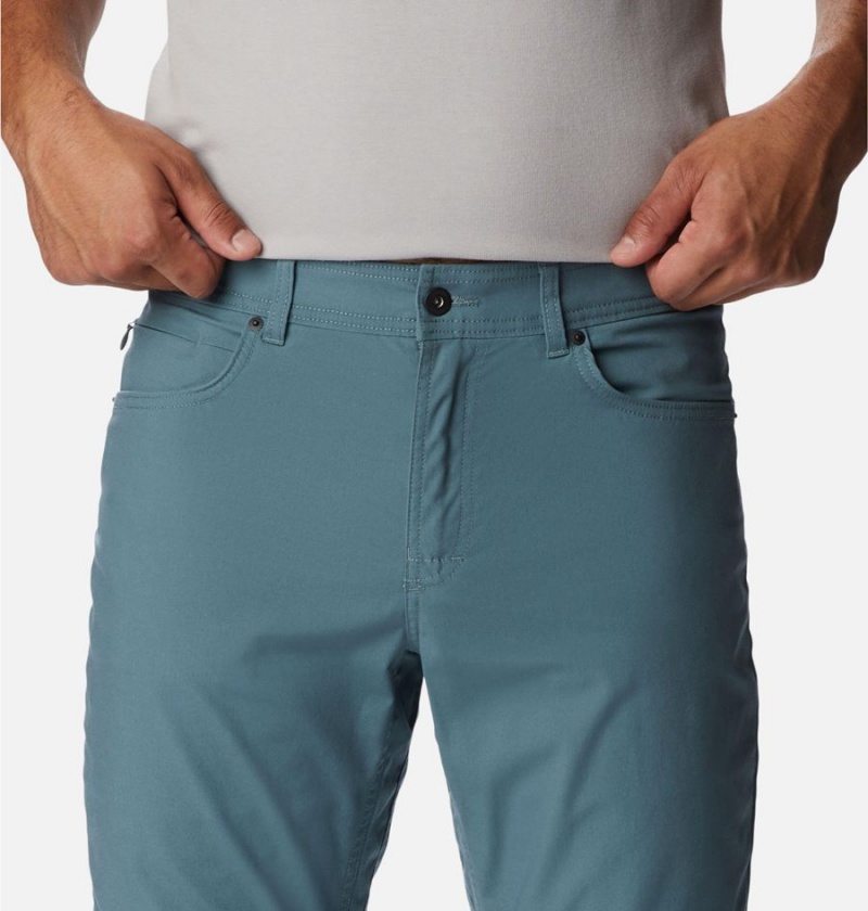 Blue Columbia Cobble Creek 5-Pocket Men's Pants | 67102CDZK