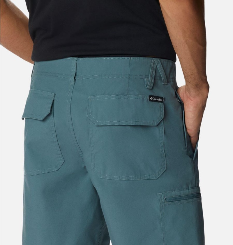 Blue Columbia Cobble Creek Cargo Men's Shorts | 42159PDHA