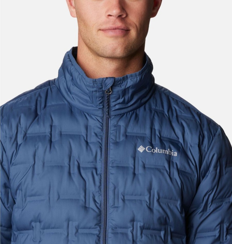 Blue Columbia Delta Ridge Insulated Men's Puffer Jacket | 25178SHKD