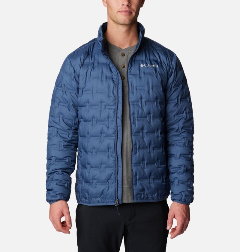 Blue Columbia Delta Ridge Insulated Men's Puffer Jacket | 25178SHKD