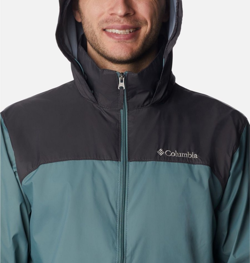 Blue Columbia Glennaker Lake Men's Rain Jacket | 17804JXGC