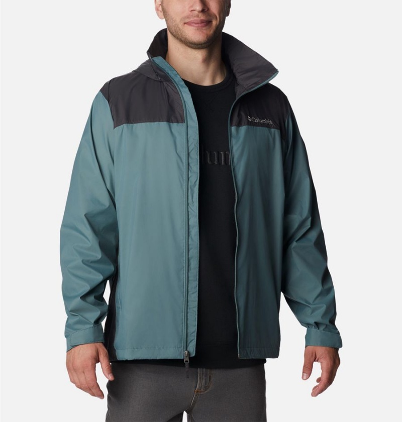 Blue Columbia Glennaker Lake Men's Rain Jacket | 17804JXGC