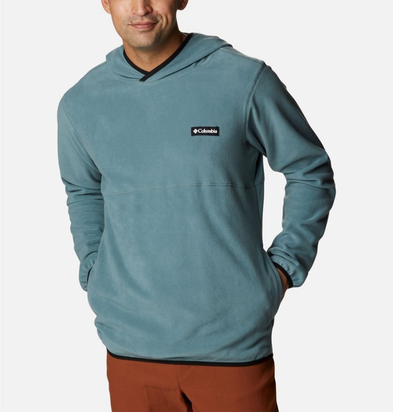 Blue Columbia Haven Hills Fleece Men's Hoodie | 83259NTCS