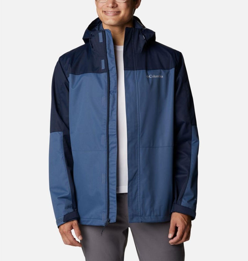 Blue Columbia Hikebound Interchange Men's 3 In 1 Jackets | 01783CUJB