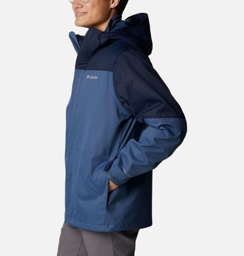 Blue Columbia Hikebound Interchange Men's 3 In 1 Jackets | 01783CUJB