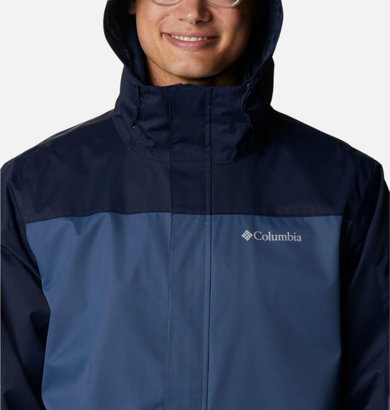 Blue Columbia Hikebound Interchange Men's 3 In 1 Jackets | 01783CUJB