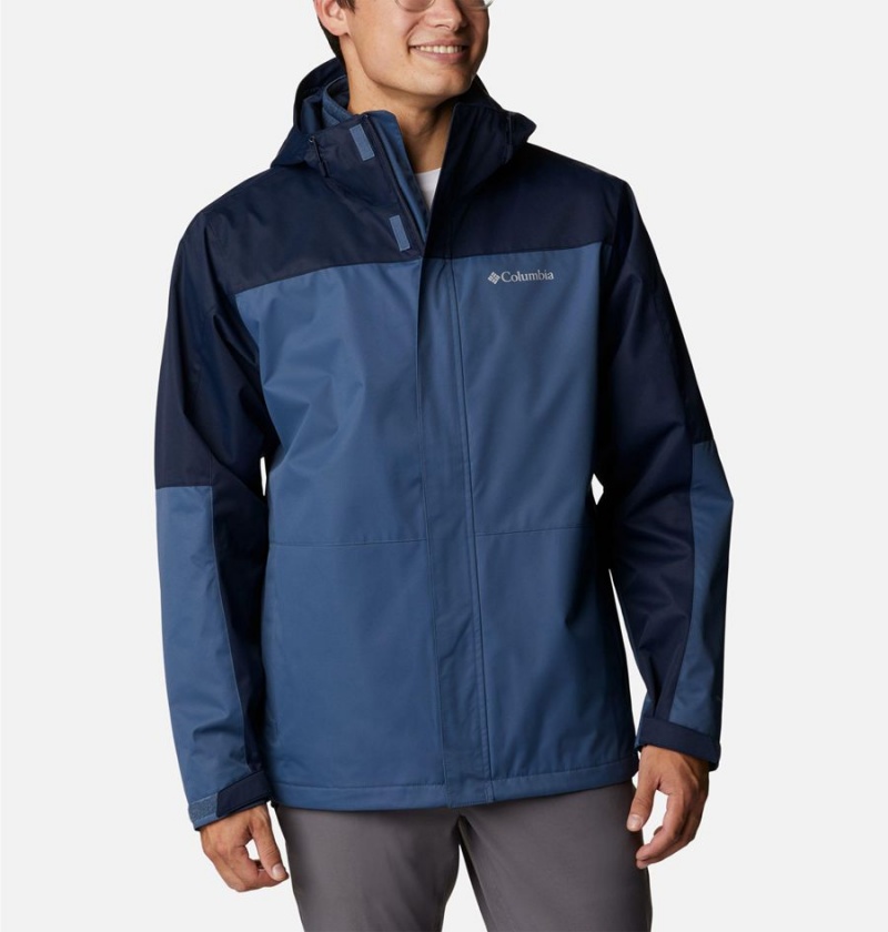 Blue Columbia Hikebound Interchange Men\'s 3 In 1 Jackets | 01783CUJB