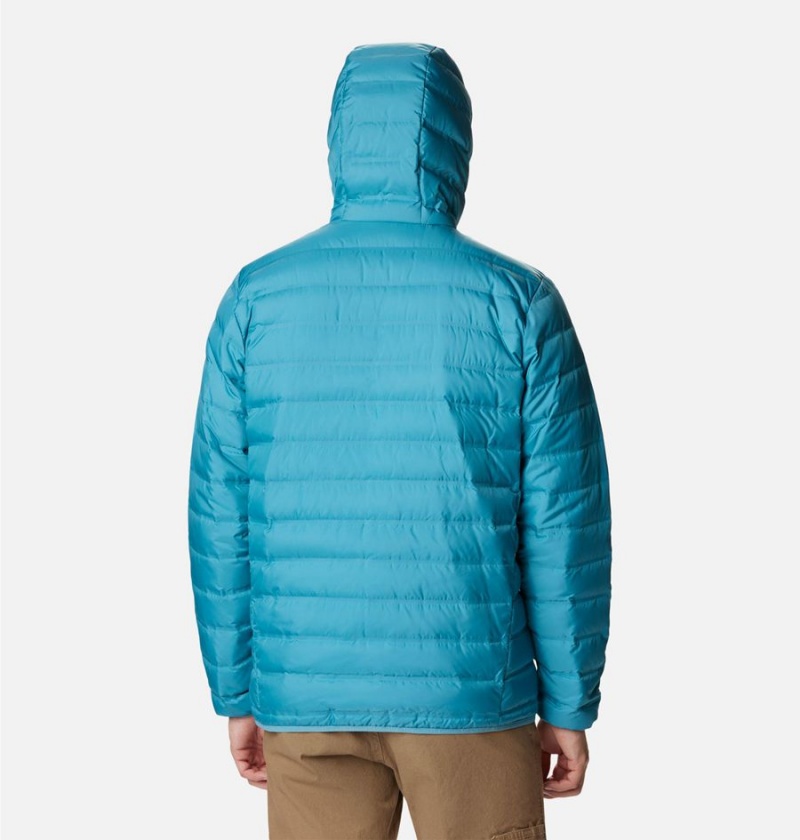 Blue Columbia Lake 22 Hooded Insulated Men's Puffer Jacket | 20135TPMB