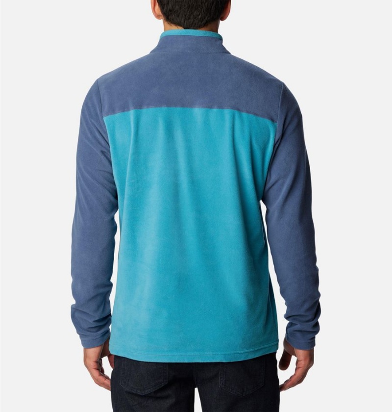 Blue Columbia Lake Aloha Half Zip Fleece Men's Pullover | 40679HWOG