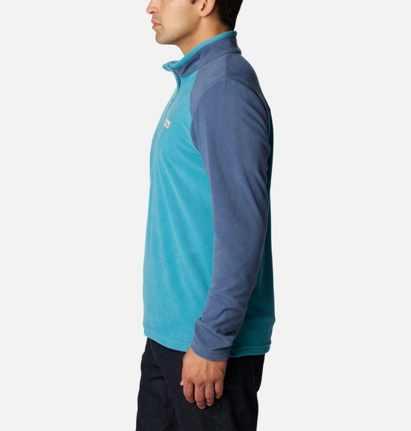 Blue Columbia Lake Aloha Half Zip Fleece Men's Pullover | 40679HWOG