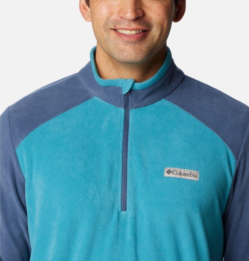 Blue Columbia Lake Aloha Half Zip Fleece Men's Pullover | 40679HWOG