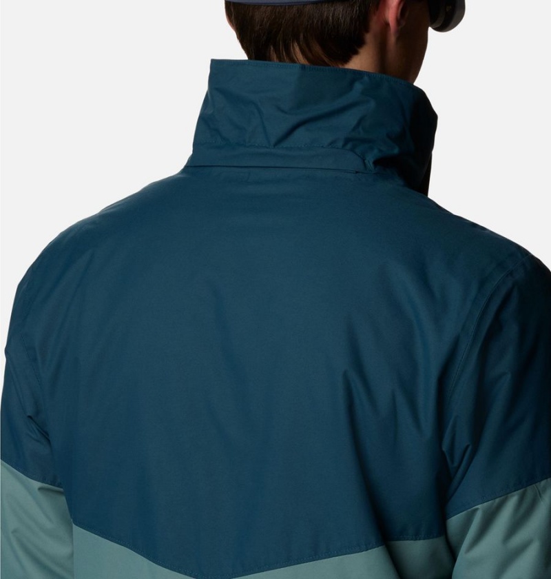 Blue Columbia Last Tracks Insulated Men's Ski Jacket | 90352FVKM