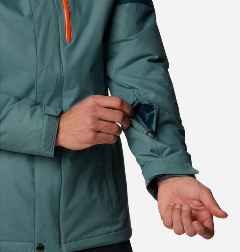 Blue Columbia Last Tracks Insulated Men's Ski Jacket | 90352FVKM