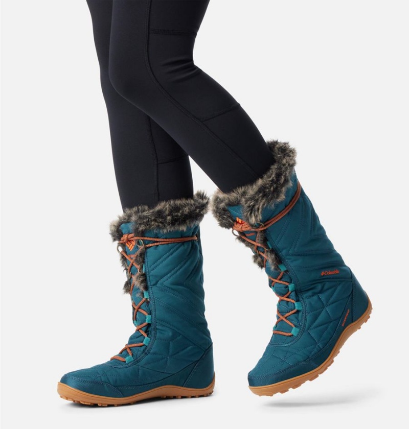 Blue Columbia Minx Mid III Women's Boots | 08146BYKD