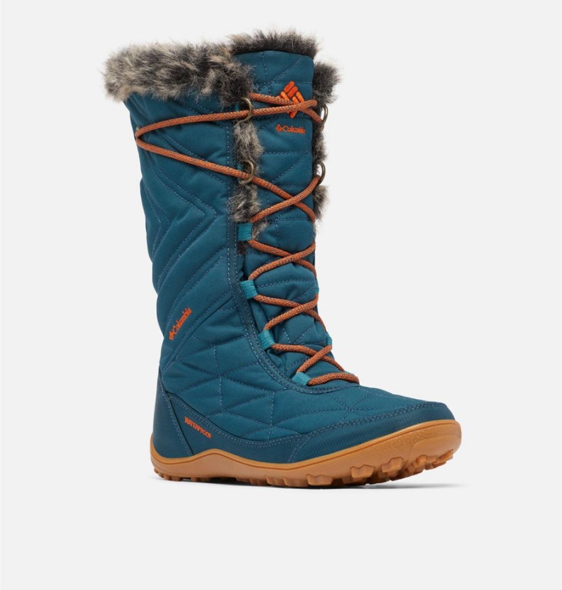 Blue Columbia Minx Mid III Women's Boots | 08146BYKD