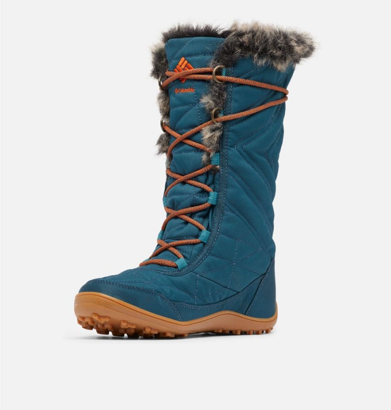 Blue Columbia Minx Mid III Women's Boots | 08146BYKD